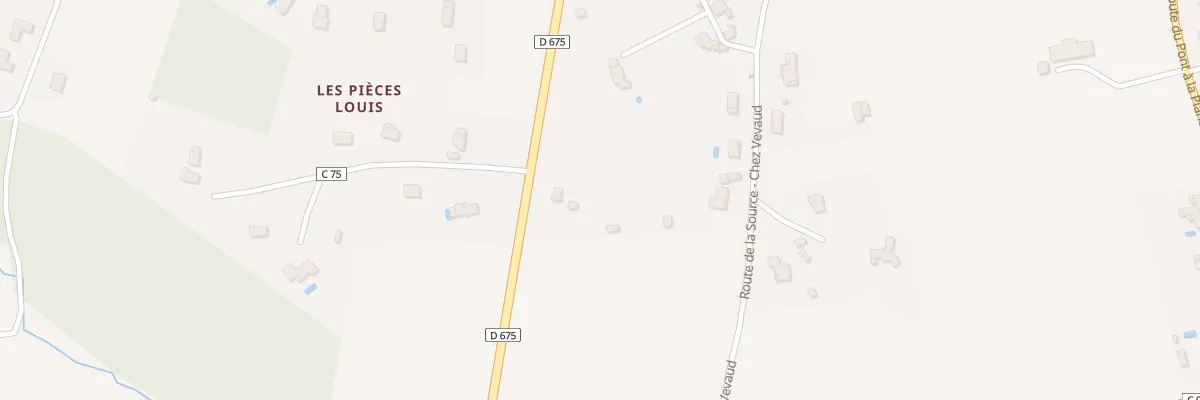 Plan du 520 Rte de Bellac - Chez Vevaud à Saint-Junien