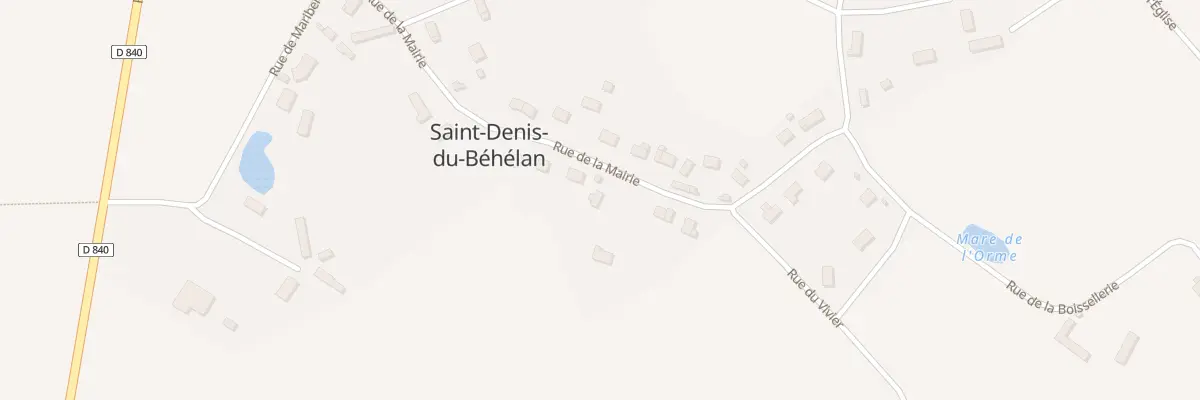 Plan du 11 Rue de la Mairie à Marbois