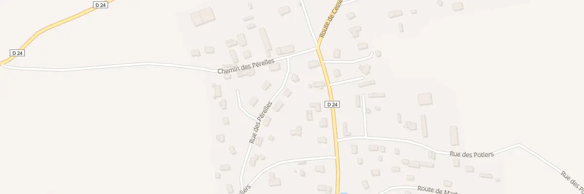 Plan du 14 Rue des Pérelles à Crosville-la-Vieille