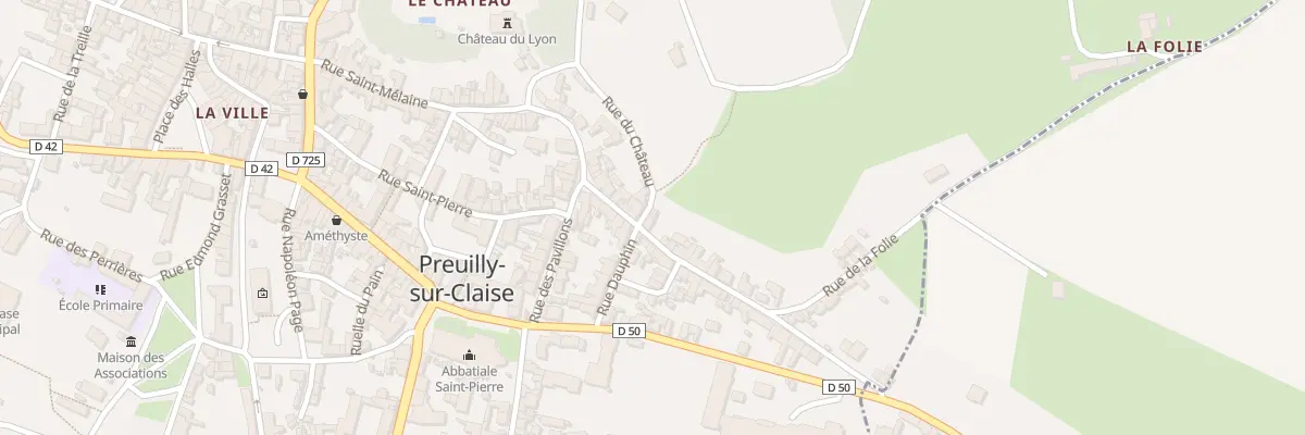 Plan du 1 Rue de la Berruère à Preuilly-sur-Claise