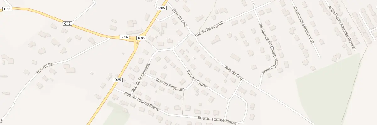 Plan du 3 Rue du Cygne au Thuit de l’Oison