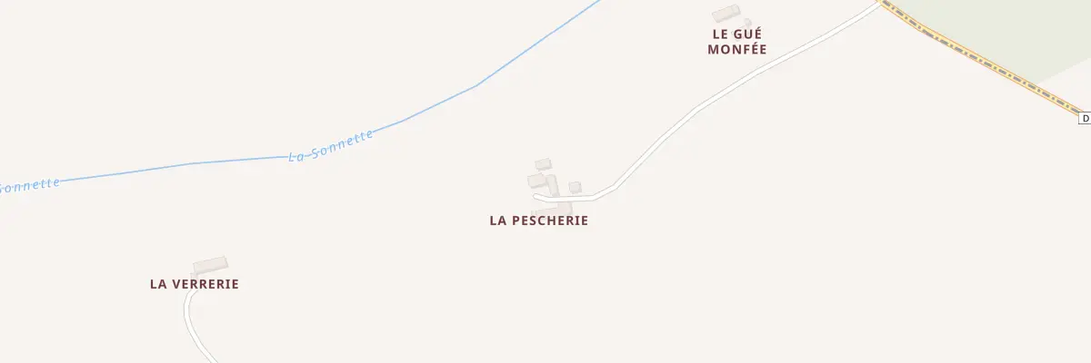 Plan du 158 La Pescherie à Authon-du-Perche