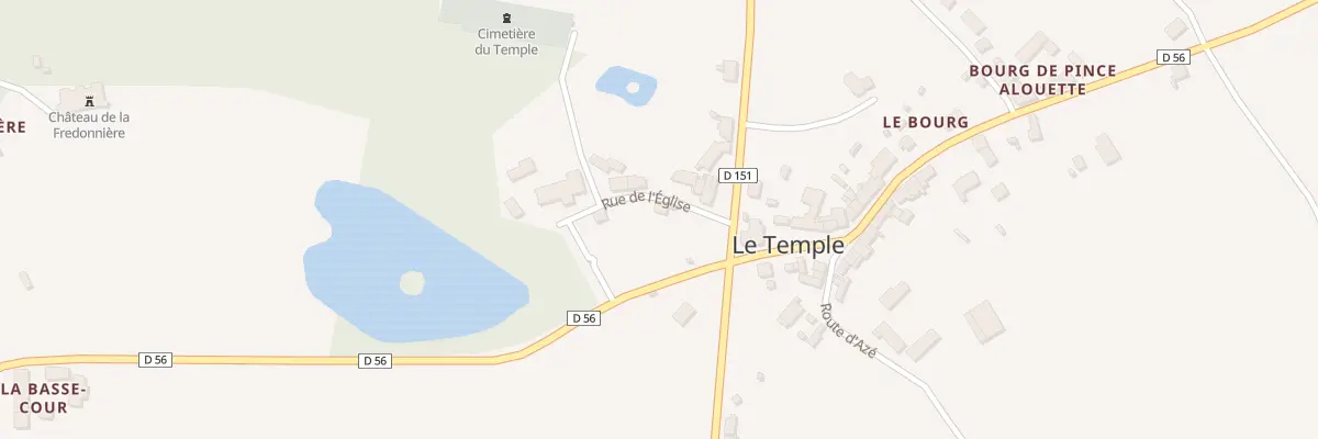 Plan du 1 Rue de l’Eglise au Temple