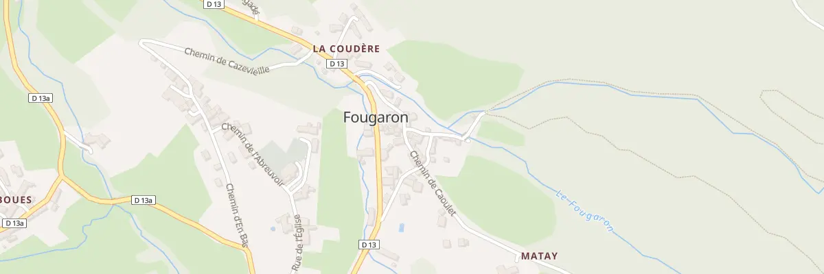 Plan du 39 Matay à Fougaron