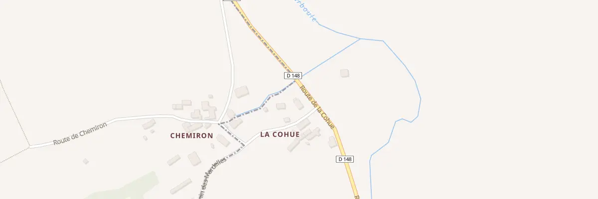 Plan du 7 Rte de la Cohue à Mazangé