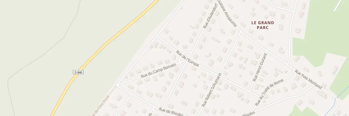 Plan du 11 Rue de l’Europe à Conches-en-Ouche