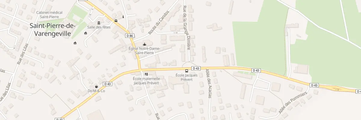 Plan du 25 Rue de la Grange Dimière à Saint-Pierre-de-Varengeville