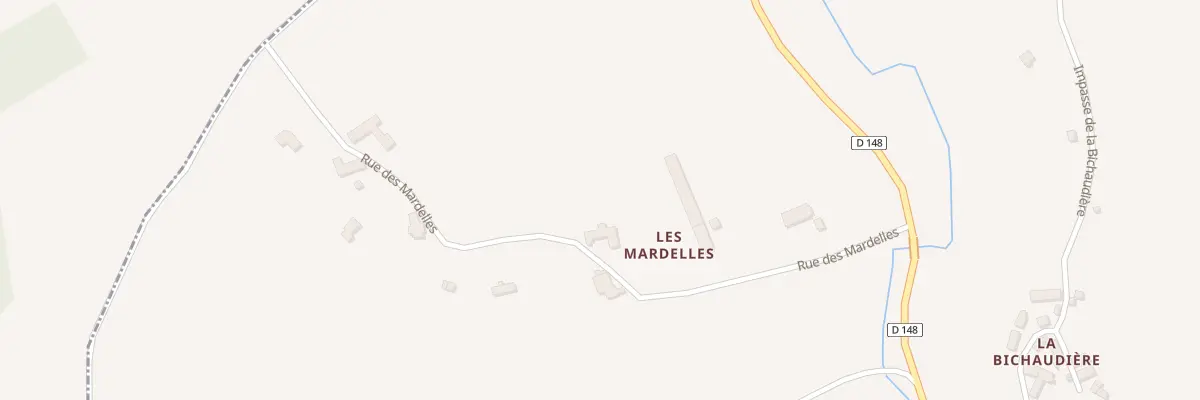 Plan du 6 Rue des Mardelles à Mazangé