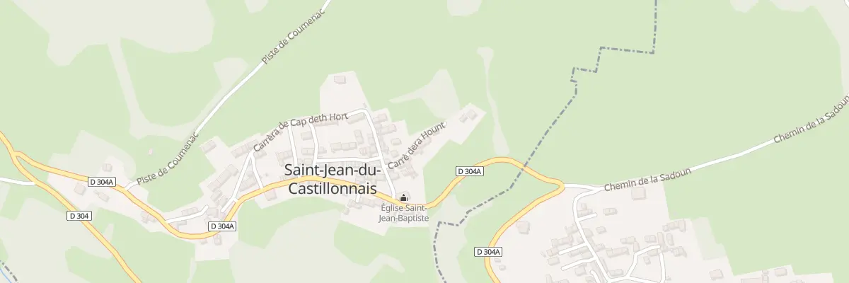 Plan du 51 Le Village à Saint-Jean-du-Castillonnais