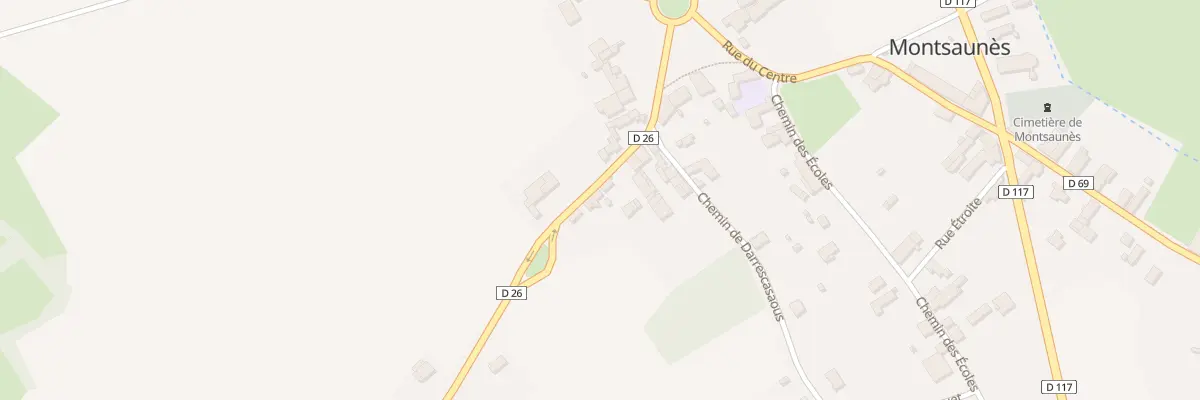 Plan du 7 Rte d’Aspet à Montsaunès