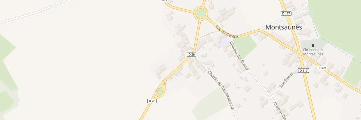 Plan du 6 Rte d’Aspet à Montsaunès