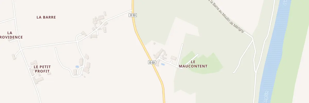 Plan du 2 Le Maucontent à Mérigny