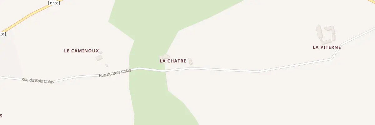 Plan du 232 La Chatre à Betz-le-Château