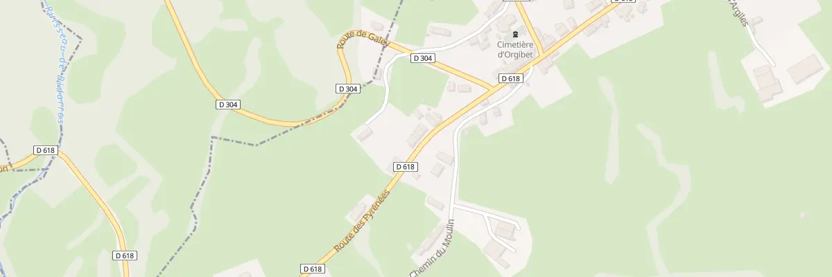 Plan du 151 Houstalet à Orgibet