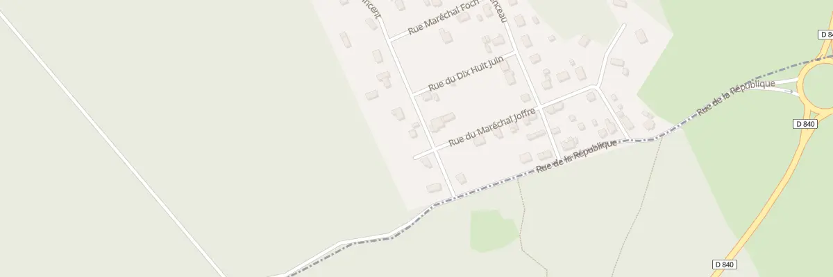 Plan du 5 Rue Maxime Vincent à Louversey
