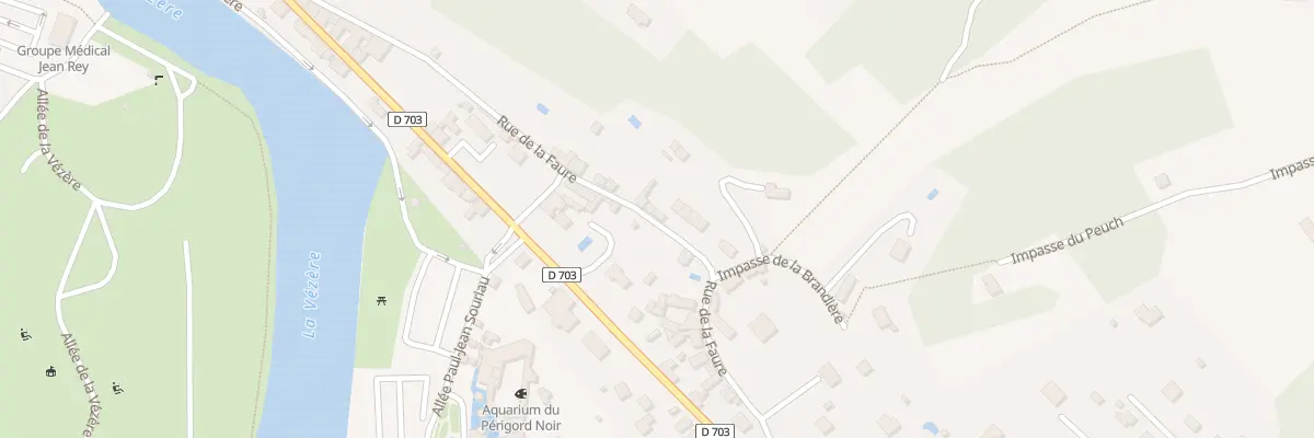 Plan du 347 Rue de la Faure au Bugue