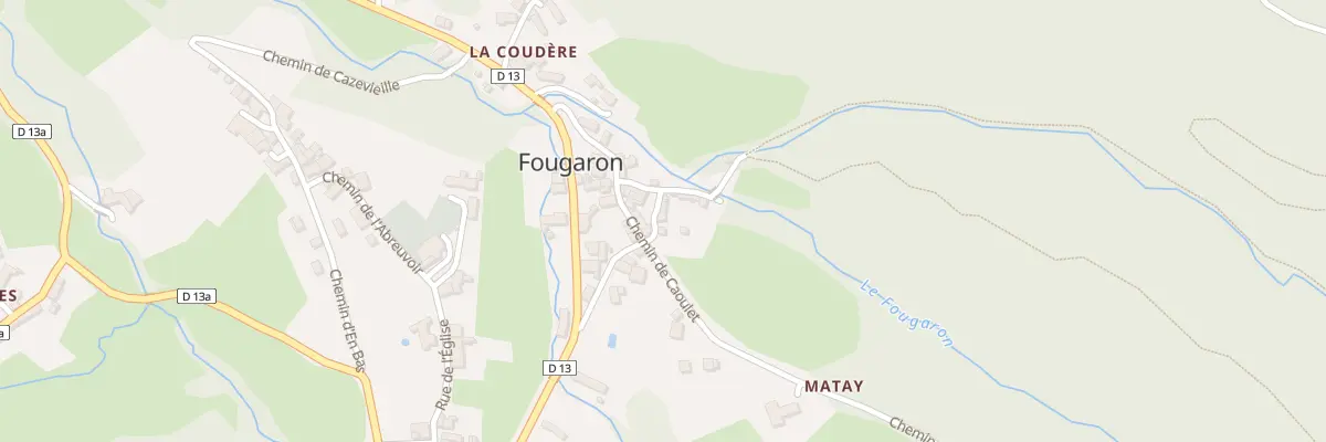 Plan du 41 Matay à Fougaron