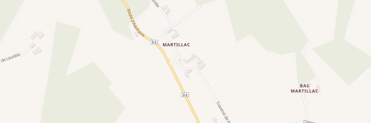 Plan du 29 Tra de Martillac à Rouffignac-Saint-Cernin-de-Reilhac