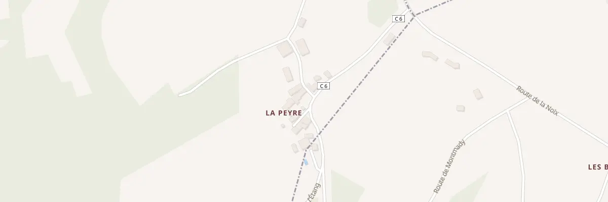 Plan du 218 Rte de l’Etang à Eyzerac