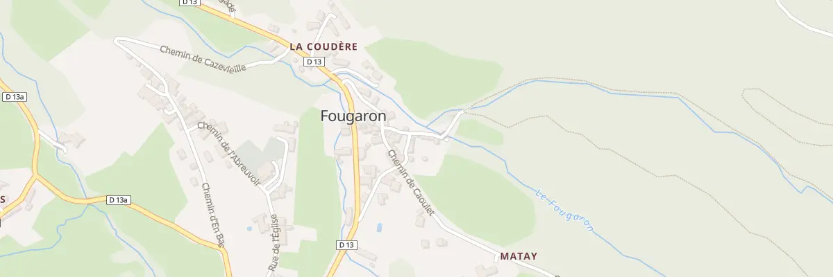 Plan du 101 Matay à Fougaron