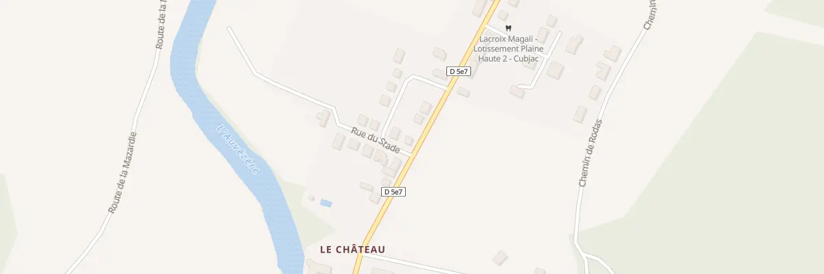 Plan du 193 La Plaine à Mensignac