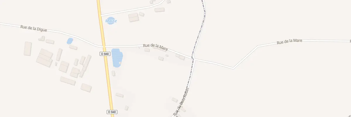 Plan du 6 Rue de la Mare à Faverolles-la-Campagne