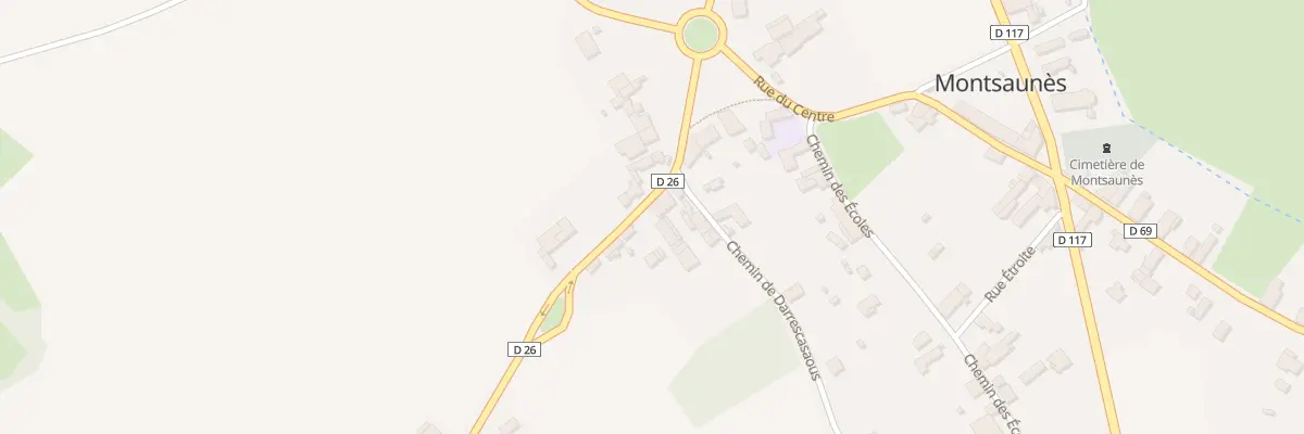 Plan du 3 Rte d’Aspet à Montsaunès