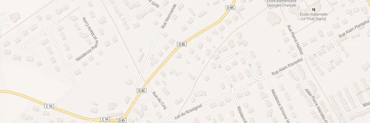 Plan du 53 Rue Henri de Campion au Thuit de l’Oison