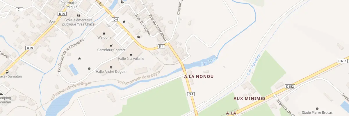 Plan du 4 Rue du Marcadieu à Samatan