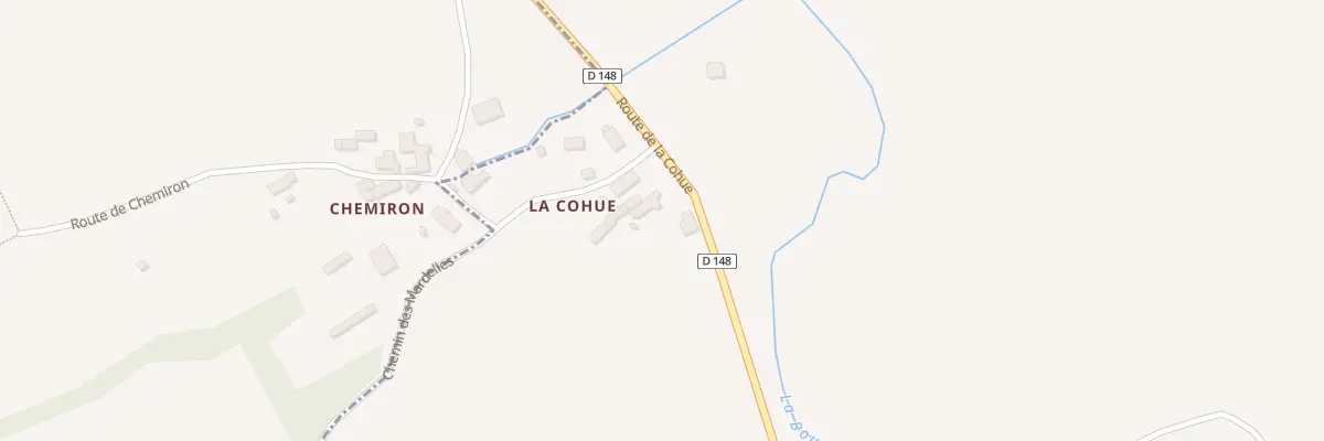 Plan du 3 Rte de la Cohue à Mazangé
