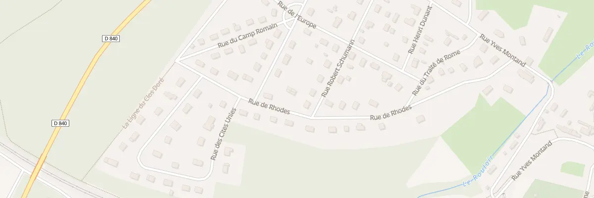 Plan du 10 Rue de Rhodes à Conches-en-Ouche