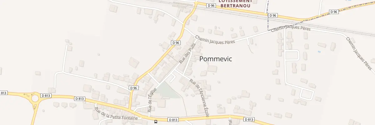 Plan du 6 Rue des Puits à Pommevic