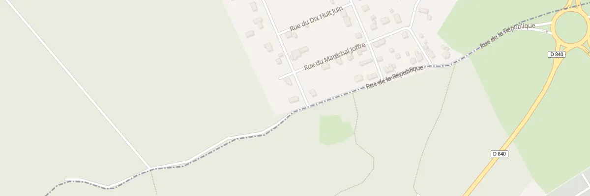 Plan du 1 Rue Maxime Vincent à Louversey