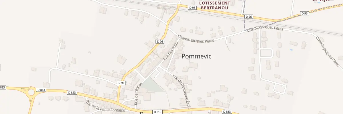Plan du 5038 Rue des Puits à Pommevic