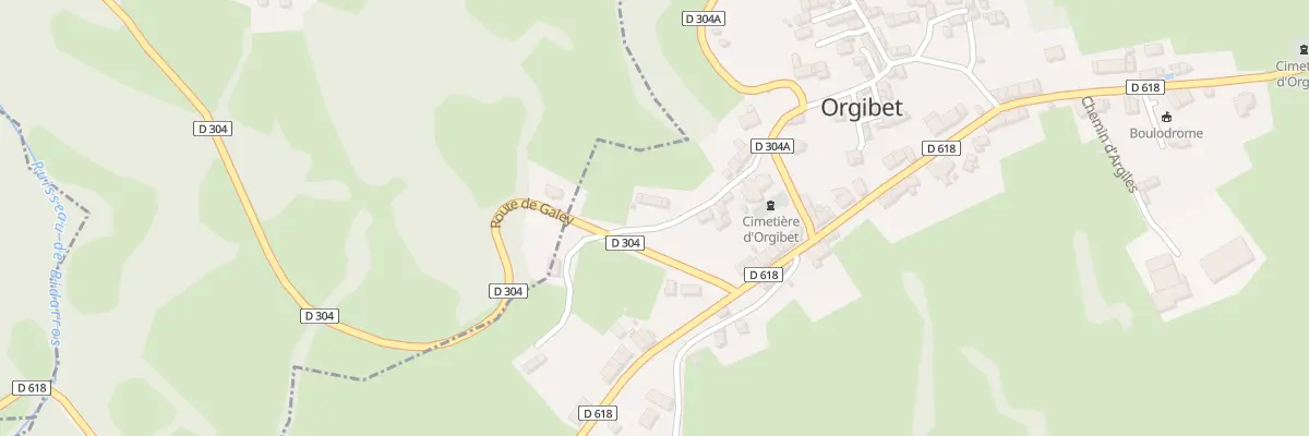 Plan du 80 Le Village à Orgibet