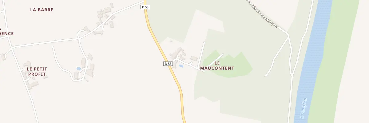 Plan du 4 Le Maucontent à Mérigny