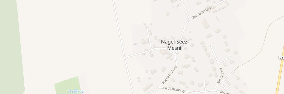 Plan du 8 Rue de la Chapelle à Nagel-Séez-Mesnil