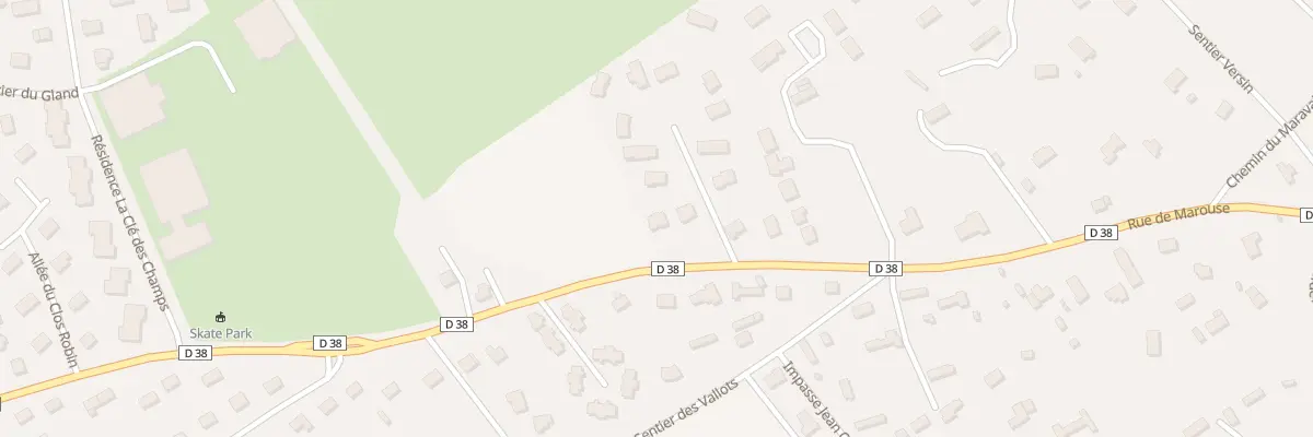 Plan du 255 Rue de Marouse à Bosroumois