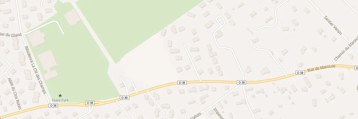 Plan du 1 Res de la Pommeraie à Bosroumois