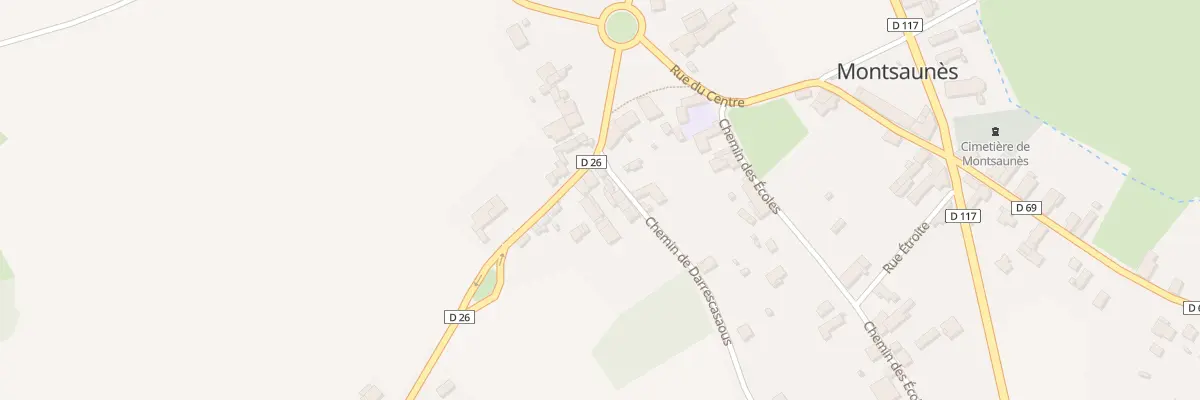 Plan du 1 Rte d’Aspet à Montsaunès