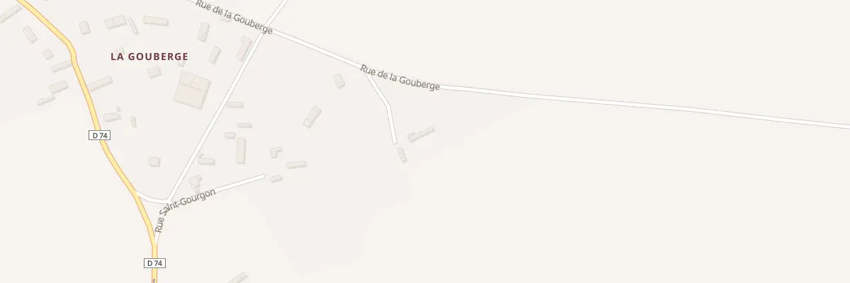Plan du 1 Rue de la Gouberge à Ormes