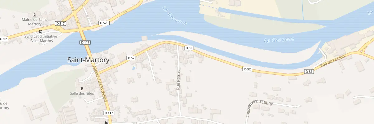 Plan du 42 Rue du Foulon à Saint-Martory