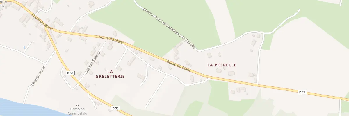 Plan du 25 Rte du Blanc à Mérigny