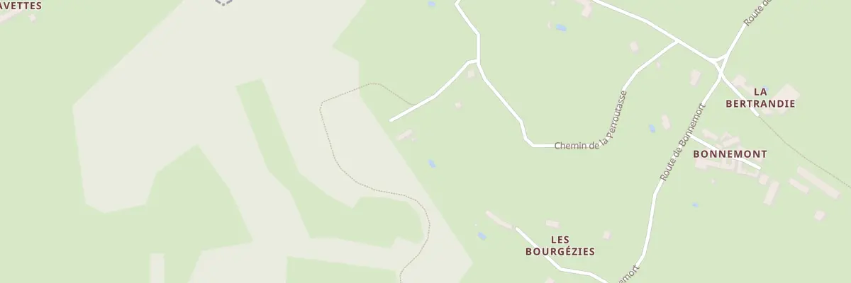 Plan du 393 Che de la Perroutasse à Saint-Chamassy