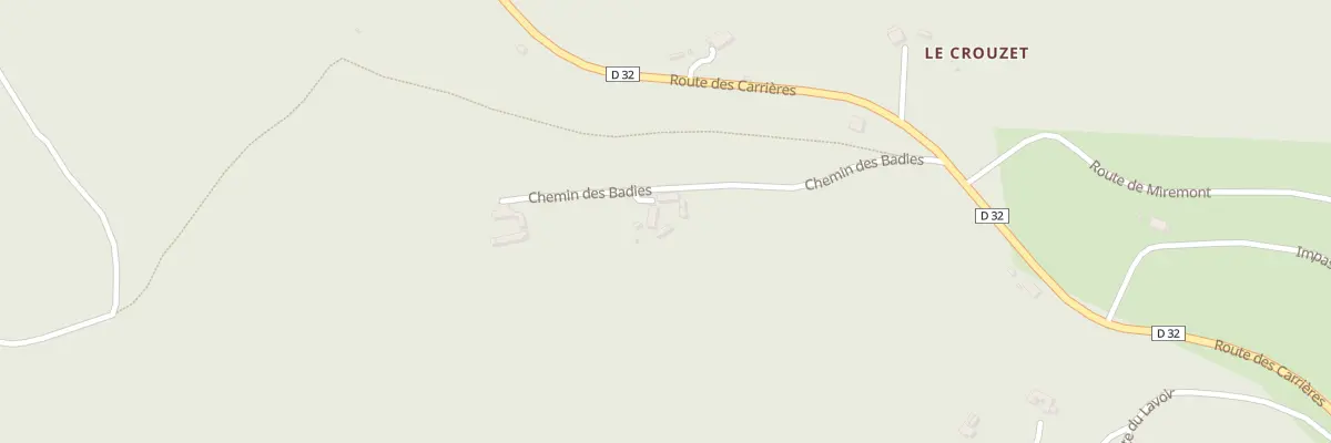 Plan du 257 Che des Badies à Mauzens-et-Miremont