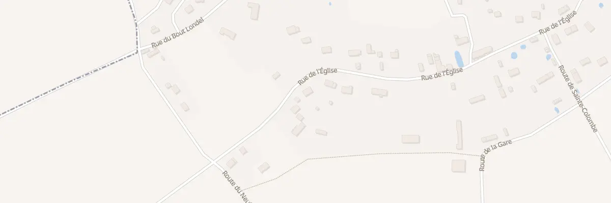 Plan du 9 Rue de l’Eglise à Sainte-Colombe-la-Commanderie