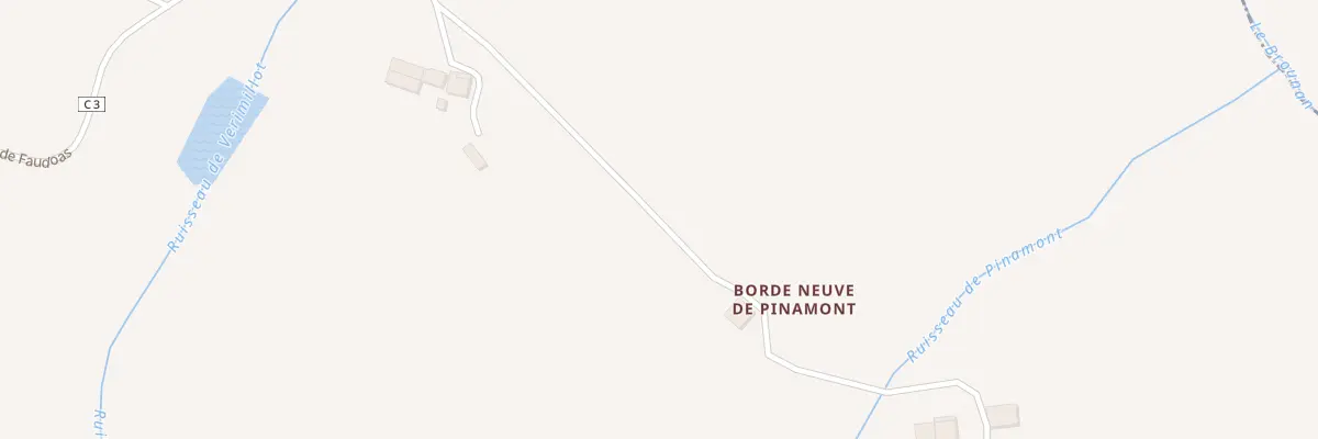 Plan du 5115 Borde Neuve de Pinamont à Maubec