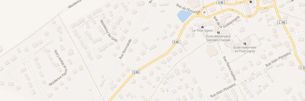 Plan du 56 Rue Henri de Campion au Thuit de l’Oison