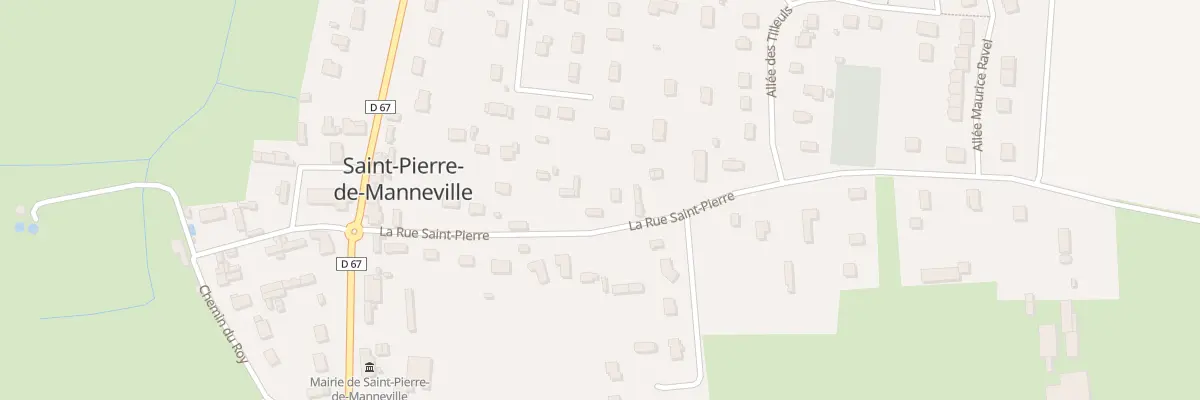 Plan du 21 La Rue Saint-Pierre à Saint-Pierre-de-Manneville