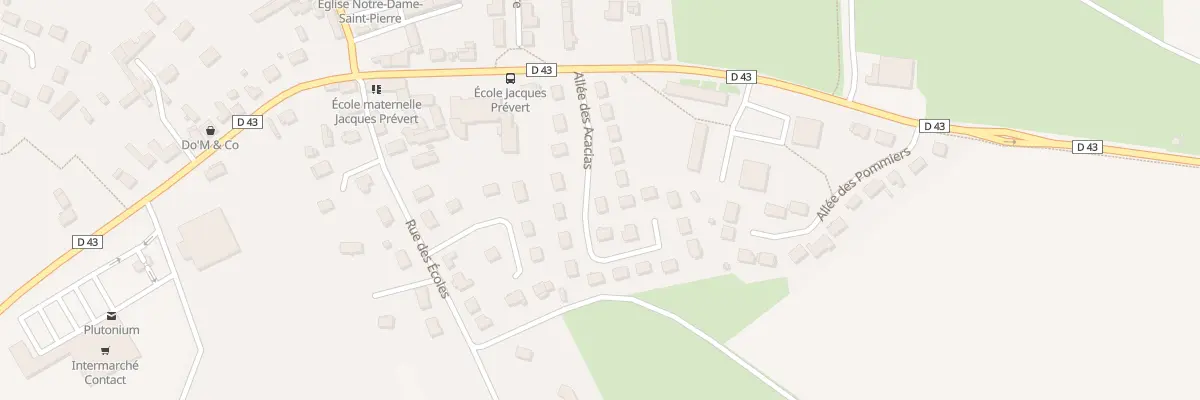 Plan du 109 All des Acacias à Saint-Pierre-de-Varengeville